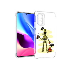 Чехол MyPads Tocco для Xiaomi Redmi K40 прикольный робот (PT158239.260.557)
