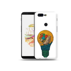 Чехол MyPads Tocco для OnePlus 5T кит в лампочке с парусами
