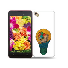 Чехол MyPads Tocco для BQ 5035 кит в лампочке с парусами