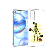 Чехол MyPads Tocco для Honor 30 прикольный робот (PT147988.19.557)