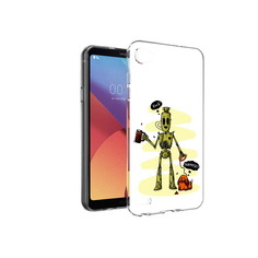Чехол MyPads Tocco для LG G6 mini прикольный робот