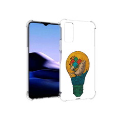 Чехол MyPads Tocco для Vivo Y20 кит в лампочке с парусами (PT154038.379.387)