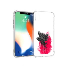 Чехол MyPads Tocco для Apple iPhone XS Max медведь в дымке (PT117540.614.463)