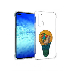Чехол MyPads Tocco для Huawei View 30 Pro кит в лампочке с парусами (PT145237.17.387)