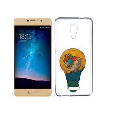 Чехол MyPads Tocco для BQ 5201 Space кит в лампочке с парусами