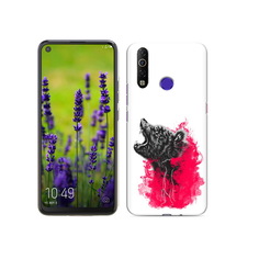 Чехол MyPads Tocco для Tecno Camon 12 Air медведь в дымке