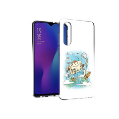 Чехол MyPads Tocco для Huawei P30 Счастливый чемодан