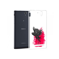 Чехол MyPads Tocco для Sony Xperia C5 Ultra медведь в дымке (PT16261.253.463)