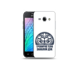 Чехол MyPads Tocco для Samsung Galaxy J1 бодибилдинг закаляй дух (PT26162.569.234)