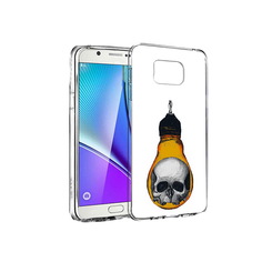 Чехол MyPads Tocco для Samsung Galaxy Note 5 череп в лампочке
