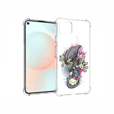 Чехол MyPads Tocco для Google Pixel 5A нарисованный скелет на скейт борде