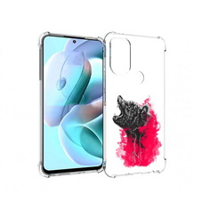Чехол MyPads Tocco для Motorola Moto G71 медведь в дымке (PT227080.353.463)
