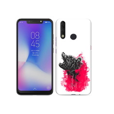 Чехол MyPads Tocco для Tecno Camon 11 Pro медведь в дымке