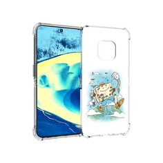 Чехол MyPads Tocco для Nokia XR20 Счастливый чемодан (PT161671.111.166)