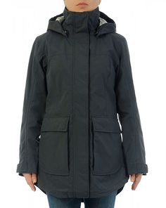 Куртка женская Didriksons Paula синяя S