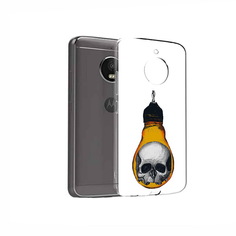 Чехол MyPads Tocco для Motorola Moto E4 череп в лампочке (PT99977.370.676)