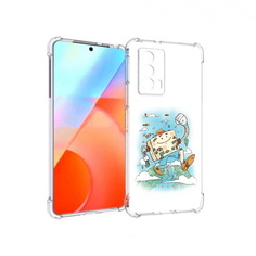 Чехол MyPads Tocco для Vivo iQOO Z5 Счастливый чемодан (PT226980.401.166)