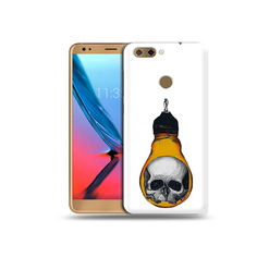Чехол MyPads Tocco для ZTE Blade V9 череп в лампочке (PT106427.464.676)