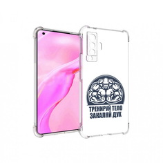Чехол MyPads Tocco для Vivo X50 бодибилдинг закаляй дух (PT226969.391.234)