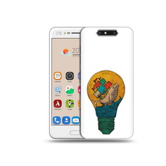 Чехол MyPads Tocco для ZTE Blade V8 кит в лампочке с парусами (PT100217.451.387)