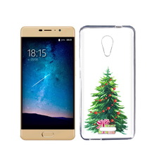 Чехол MyPads Tocco для BQ 5201 Space Елка новогодняя с подарками акварель