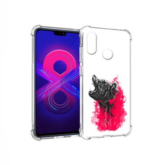 Чехол MyPads Tocco для Honor 8X Max медведь в дымке (PT118941.31.463)