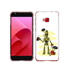Чехол MyPads Tocco для Asus ZenFone 4 Selfie прикольный робот (PT76274.652.557)