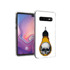 Чехол MyPads Tocco для Samsung Galaxy S10+ череп в лампочке (PT125670.500.676)