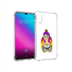 Чехол MyPads Tocco для Vivo V11 девушка в татуировках с короной (PT117900.427.305)
