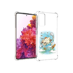 Чехол MyPads Tocco для Samsung Galaxy S20 FE Счастливый чемодан (PT153647.496.166)