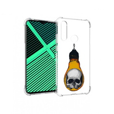 Чехол MyPads Tocco для Motorola Moto G8 Power Lite череп в лампочке (PT227069.358.676)