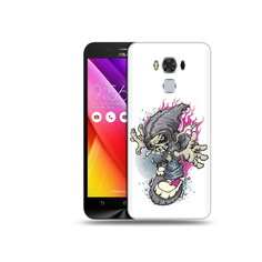 Чехол MyPads Tocco для Asus ZenFone 3 нарисованный скелет на скейт борде (PT49951.654.512)