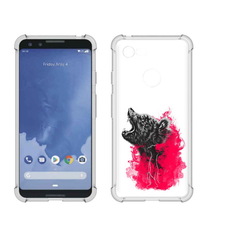 Чехол MyPads Tocco для Google Pixel 3 медведь в дымке