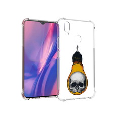 Чехол MyPads Tocco для Vivo Y11 череп в лампочке (PT144890.422.676)