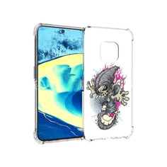 Чехол MyPads Tocco для Nokia XR20 нарисованный скелет на скейт борде (PT161671.111.512)