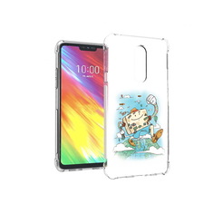 Чехол MyPads Tocco для LG G7 Счастливый чемодан (PT124618.72.166)