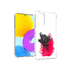 Чехол MyPads Tocco для Samsung Galaxy M52 5G медведь в дымке (PT226932.542.463)