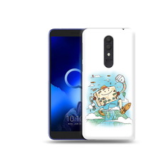 Чехол MyPads Tocco для Alcatel 1X Счастливый чемодан (PT133941.659.166)