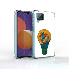 Чехол MyPads Tocco для Samsung Galaxy M12 кит в лампочке с парусами (PT226930.536.387)