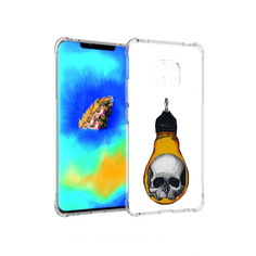 Чехол MyPads череп в лампочке для Huawei Mate 20 Pro