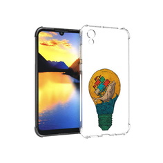 Чехол MyPads Tocco для Huawei Y5 кит в лампочке с парусами