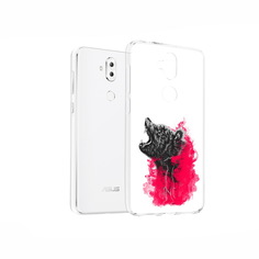 Чехол MyPads Tocco для Asus ZenFone 5 Lite (ZC600KL) медведь в дымке