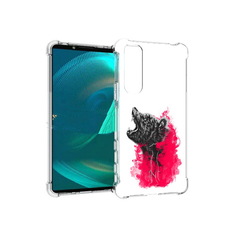 Чехол MyPads Tocco для Sony Xperia 5 III медведь в дымке (PT172137.231.463)