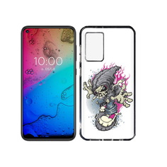 Чехол MyPads Tocco для BQ Aurora нарисованный скелет на скейт борде
