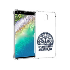 Чехол MyPads Tocco для Nokia C01 Plus бодибилдинг закаляй дух (PT161800.114.234)
