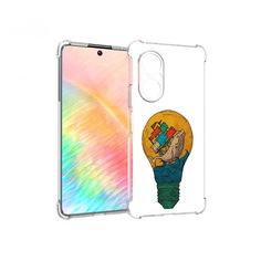 Чехол MyPads Tocco для Honor 50 SE кит в лампочке с парусами (PT223907.20.387)