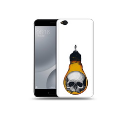 Чехол MyPads Tocco для Xiaomi Mi 5C череп в лампочке (PT61938.328.676)