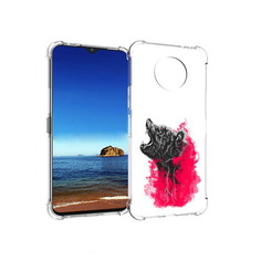 Чехол MyPads Tocco для Nokia G50 медведь в дымке (PT227056.116.463)