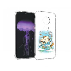 Чехол MyPads Tocco для Motorola Moto G7 Счастливый чемодан (PT123662.354.166)