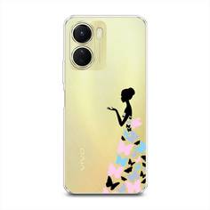 Чехол Awog 267850-1 для Vivo Y16 "Платье из бабочек"